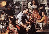 Joachim Beuckelaer Christ in the House of Martha and Mary painting